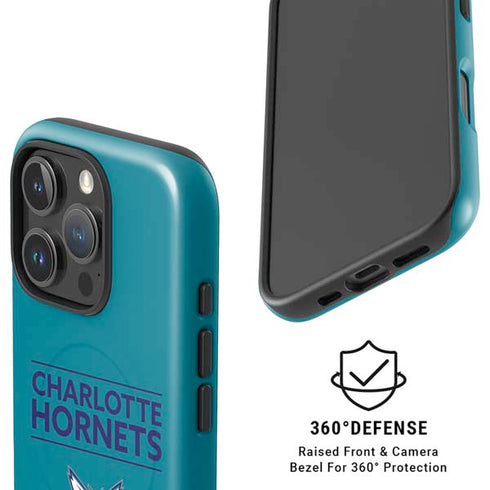 NBA Charlotte Hornets Standard - Blue iPhone 16 Pro Max Magsafe Impact Case