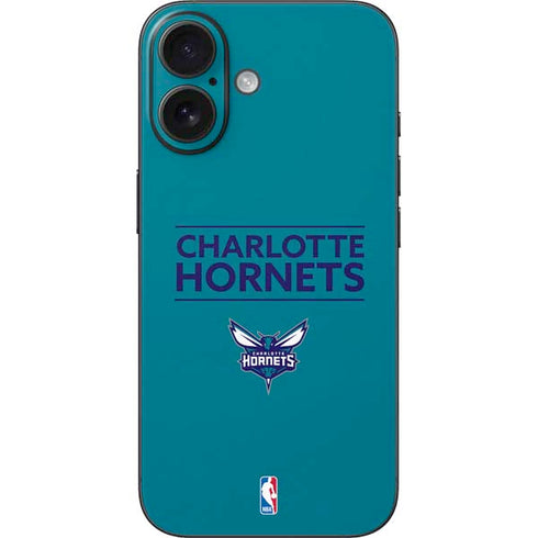 NBA Charlotte Hornets Standard - Blue iPhone 16 Skin