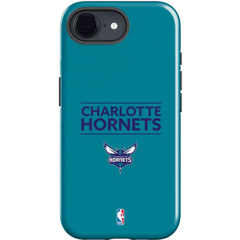 NBA Charlotte Hornets Standard - Blue iPhone 16e Impact Case