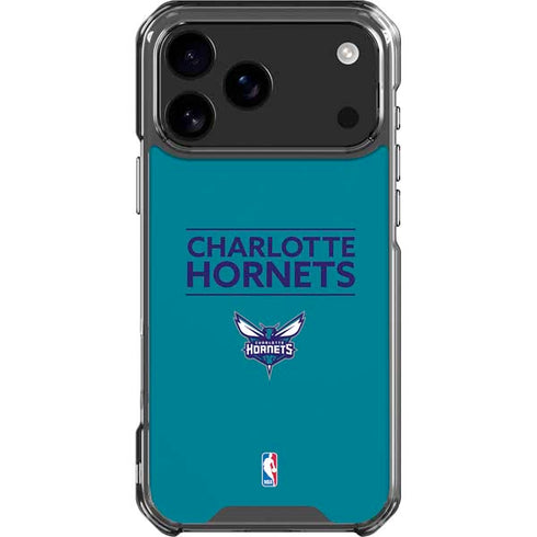 NBA Charlotte Hornets Standard - Blue iPhone 18 Pro Max Clear Case