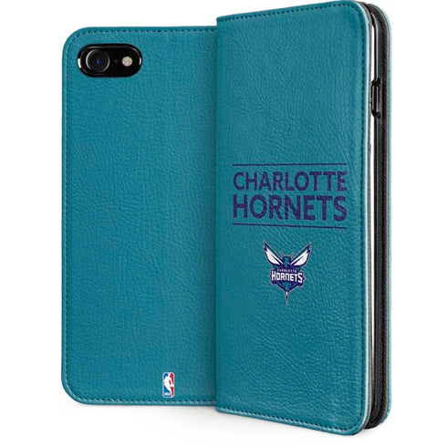 NBA Charlotte Hornets Standard - Blue iPhone SE (2nd & 3rd Gen) Folio Case