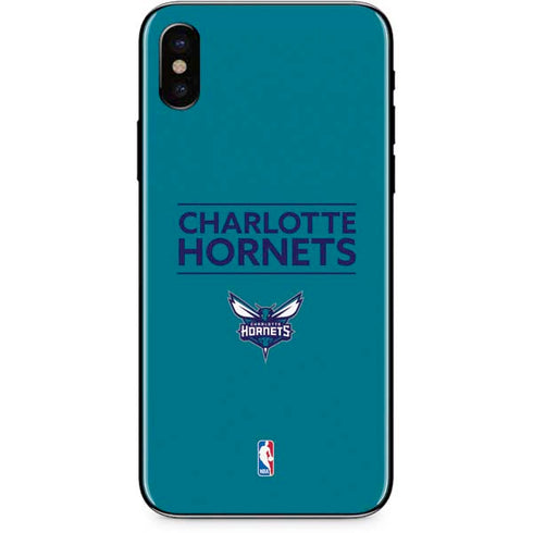 NBA Charlotte Hornets Standard - Blue iPhone XS Max Skin