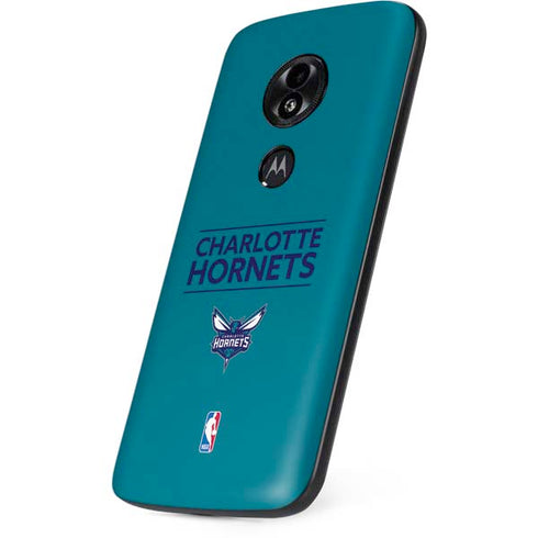 NBA Charlotte Hornets Standard - Blue Moto E5 Play Skin