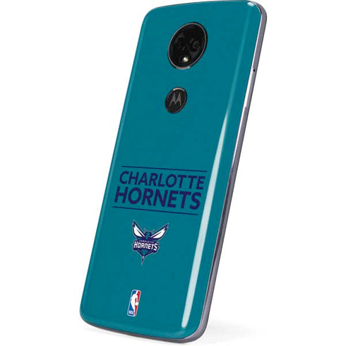 NBA Charlotte Hornets Standard - Blue Moto E5 Plus Skin