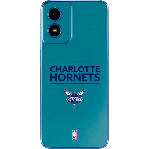 NBA Charlotte Hornets Standard - Blue Moto G Play 4G (2024) Skin