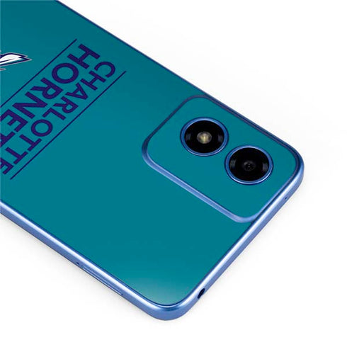 NBA Charlotte Hornets Standard - Blue Moto G Play 4G (2024) Skin
