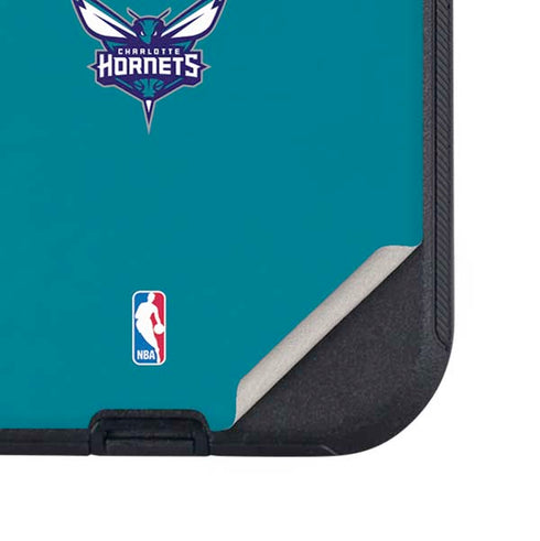 NBA Charlotte Hornets Standard - Blue Otterbox Defender iPhone Skin