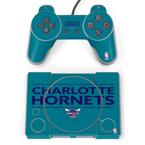 NBA Charlotte Hornets Standard - Blue PlayStation Classic Bundle Skin