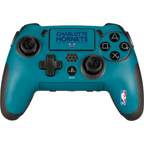 NBA Charlotte Hornets Standard - Blue PlayStation Scuf Vantage 2 Controller Skin