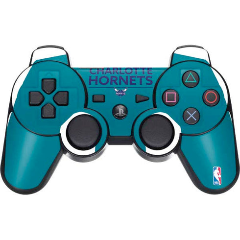 NBA Charlotte Hornets Standard - Blue PS3 Dual Shock wireless controller Skin