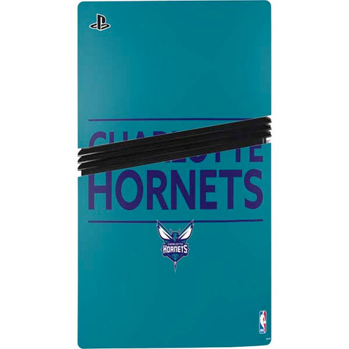 NBA Charlotte Hornets Standard - Blue PS5 Pro Console Skin
