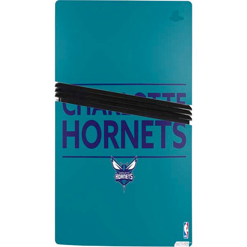 NBA Charlotte Hornets Standard - Blue PS5 Pro Console Skin