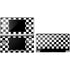 Checkerboard Split Nintendo Skins