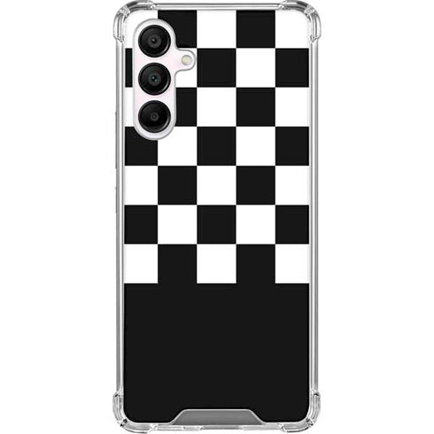 Checkerboard Split Galaxy A16 5G Clear Case