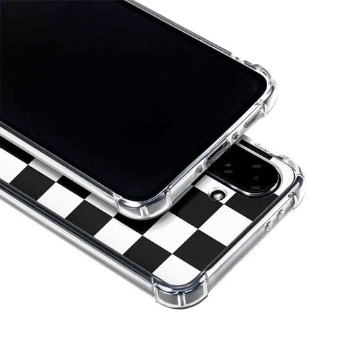 Checkerboard Split Galaxy A36 5G Clear Case