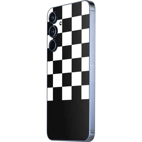 Checkerboard Split Galaxy A55 5G Skin
