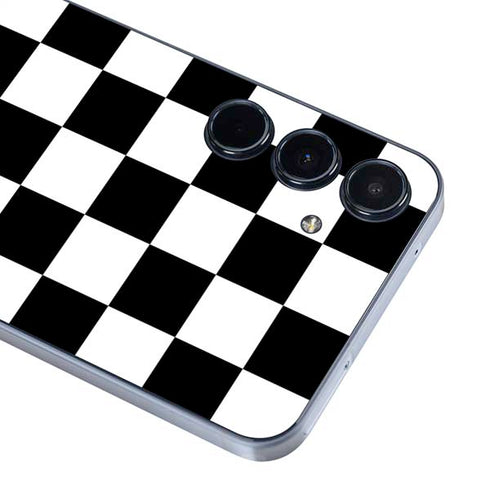Checkerboard Split Galaxy A55 5G Skin