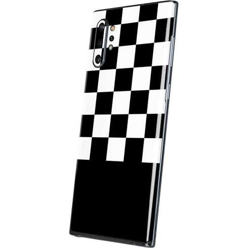 Checkerboard Split Galaxy Note 10 Plus Skin