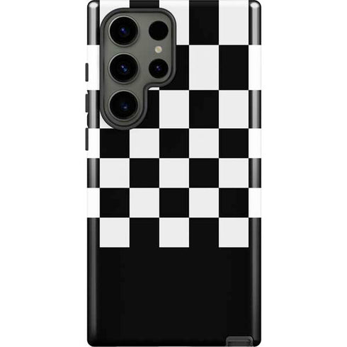 Checkerboard Split Galaxy S23 Ultra Pro Case