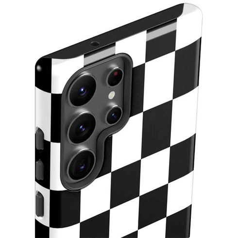 Checkerboard Split Galaxy S23 Ultra Pro Case