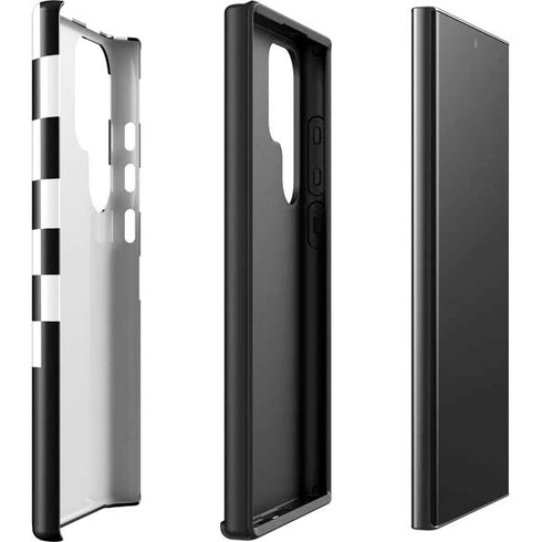 Checkerboard Split Galaxy S23 Ultra Pro Case