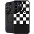 Checkerboard Split Galaxy S25 Kickstand Case