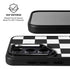 Checkerboard Split Galaxy S25 Kickstand Case