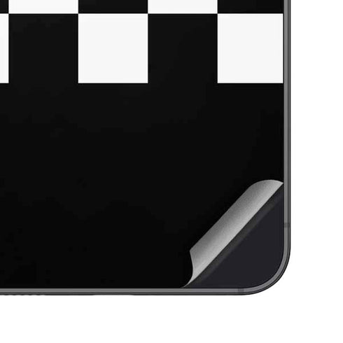Checkerboard Split Galaxy S25 Skin