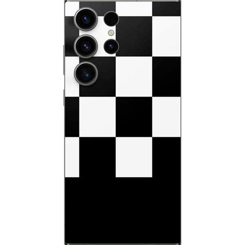 Checkerboard Split Galaxy S25 Ultra Skin
