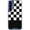 Checkerboard Split Galaxy S25 Clear Case
