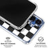 Checkerboard Split Galaxy S25 Clear Case