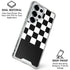 Checkerboard Split Galaxy S25 Ultra Clear Case