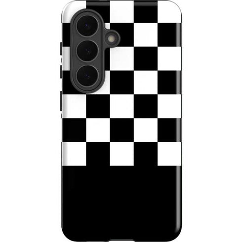Checkerboard Split Galaxy S26 Impact Case