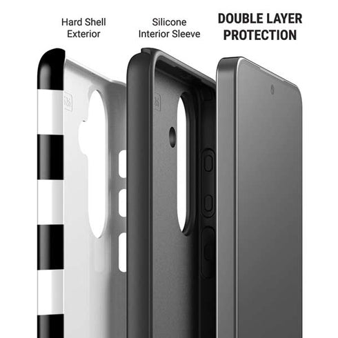 Checkerboard Split Galaxy S26 Impact Case