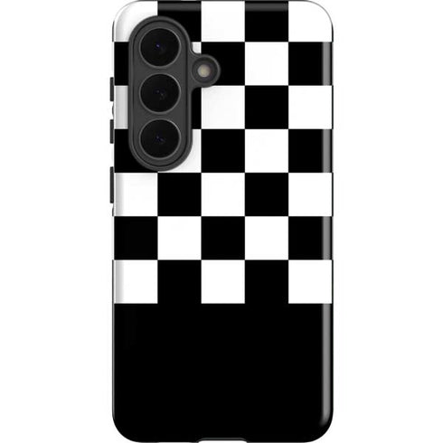 Checkerboard Split Galaxy S26 Plus Impact Case