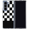 Checkerboard Split Galaxy Z Fold5 5G Clear Case