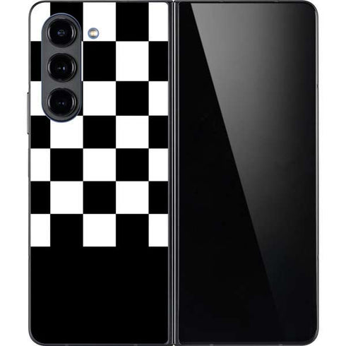 Checkerboard Split Galaxy Z Fold5 5G Skin