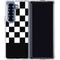 Checkerboard Split Galaxy Z Fold6 Clear Case