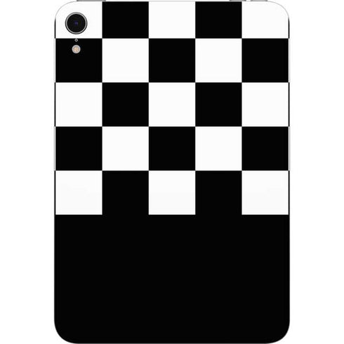 Checkerboard Split Apple iPad Mini Skin