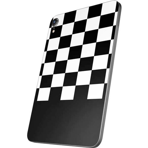 Checkerboard Split Apple iPad Mini Skin