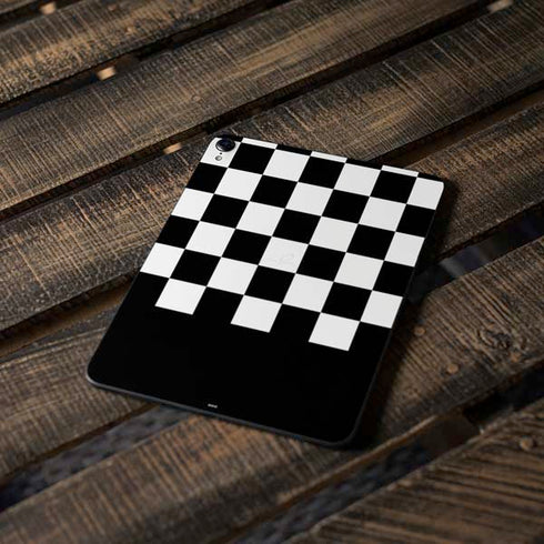 Checkerboard Split Apple iPad Pro Skin