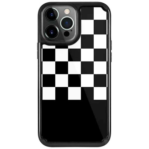 Checkerboard Split iPhone Cases