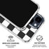 Checkerboard Split iPhone 15 Clear Case