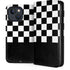 Checkerboard Split iPhone 15 Folio Case