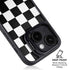 Checkerboard Split iPhone 15 Kickstand Case