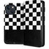 Checkerboard Split iPhone 15 Plus Folio Case