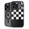 Checkerboard Split iPhone 15 Pro Kickstand Case