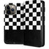 Checkerboard Split iPhone 15 Pro Max Folio Case