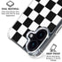Checkerboard Split iPhone 16 Clear Case