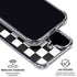 Checkerboard Split iPhone 16 Plus Clear Case